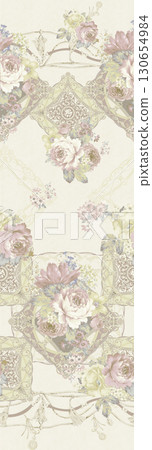 Assorted Floral Patterned Decorative Paper Designs 130654984