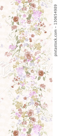 Assorted Floral Patterned Decorative Paper Designs 130654989