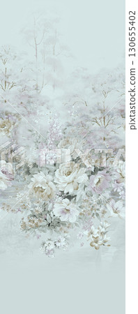 Diverse Floral and Patterned Decorative Paper Collection 130655402