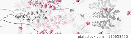 Diverse Floral and Patterned Decorative Paper Collection 130655430