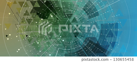 Technology and business cloud information flow modern background 130655458