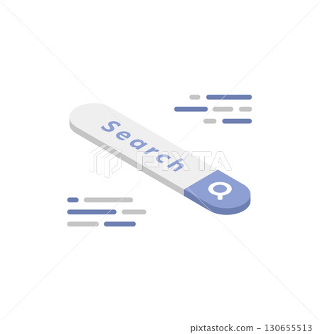 搜尋框和關鍵字圖示素材（等距、向量） 130655513