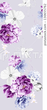 Varied Floral And Whimsical Cartoon Patterned Decorative Paper Assortment 130655762