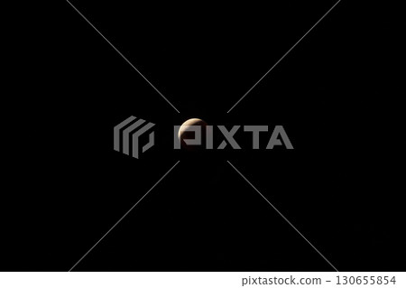 September 8, 2025: As the total lunar eclipse comes to an end, the moon begins to brighten again. 130655854