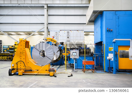 Interior of a metalworking factory.  130656061