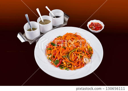 Hakka noodles or Kuh-chia, a loving food from China Hakka noodles or Kuh-chia, a loving food from China 130656111