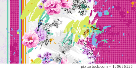 Varied Floral And Whimsical Patterned Decorative Paper Assortment Varied Floral And Whimsical Patterned Decorative Paper Assortment 130656135