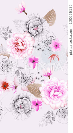Varied Floral And Whimsical Patterned Decorative Paper Assortment Varied Floral And Whimsical Patterned Decorative Paper Assortment 130656153