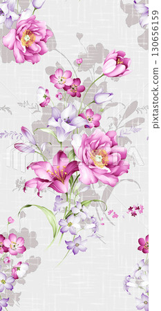 Varied Floral And Whimsical Patterned Decorative Paper Assortment Varied Floral And Whimsical Patterned Decorative Paper Assortment 130656159
