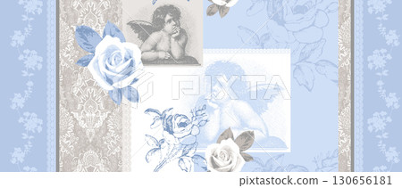 Varied Floral And Whimsical Patterned Decorative Paper Assortment 130656181