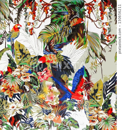 Varied Floral And Whimsical Patterned Decorative Paper Assortment 130656211