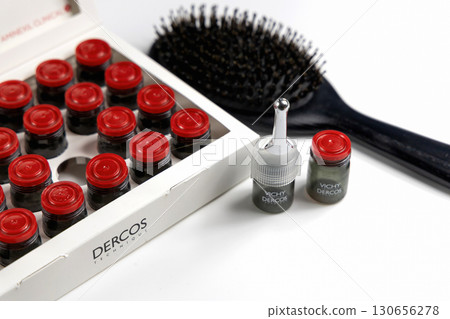 Trichology serum ampoules for hair loss treatment 130656278