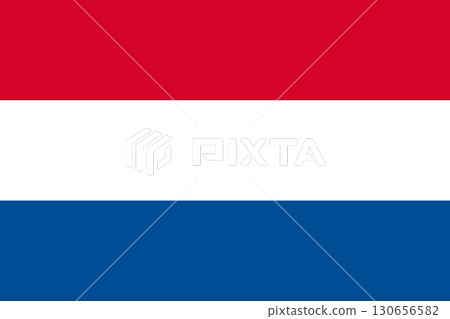 Waving flag of Netherland 130656582