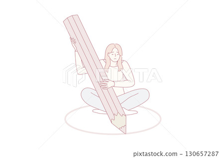 Personal boundaries and loneliness concept Personal boundaries and loneliness concept 130657287