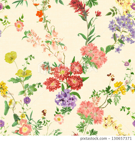 Varied Floral And Whimsical Patterned Decorative Paper Assortment 130657371