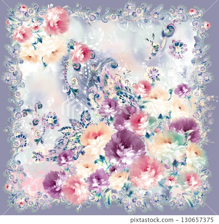 Varied Floral And Whimsical Patterned Decorative Paper Assortment Varied Floral And Whimsical Patterned Decorative Paper Assortment 130657375