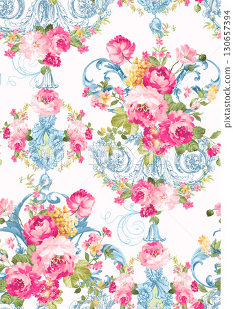 Varied Floral And Whimsical Patterned Decorative Paper Assortment Varied Floral And Whimsical Patterned Decorative Paper Assortment 130657394