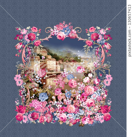 Varied Floral And Whimsical Patterned Decorative Paper Assortment 130657413