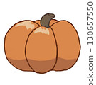 simple pumpkin illustration 130657550