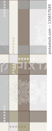 Diverse Floral And Cute Patterned Decorative Paper Assortment 130657689