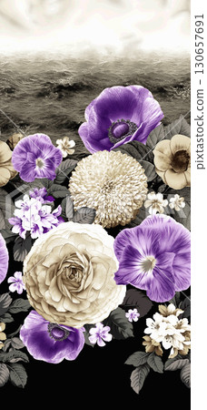 Diverse Floral And Cute Patterned Decorative Paper Assortment 130657691