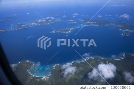 從空中俯瞰日本島嶼 130658661