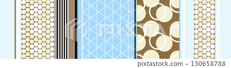 Varied Floral and Whimsical Patterned Decorative Paper Assortment 130658788
