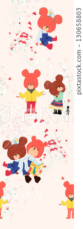 Varied Floral and Whimsical Patterned Decorative Paper Assortment 130658803