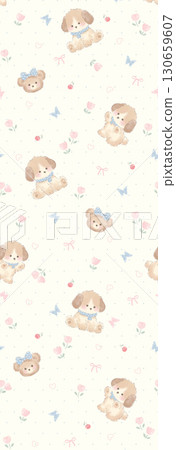 Diverse Floral and Cartoon Patterned Decorative Paper Assortment 130659607