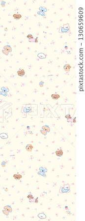 Diverse Floral and Cartoon Patterned Decorative Paper Assortment Diverse Floral and Cartoon Patterned Decorative Paper Assortment 130659609