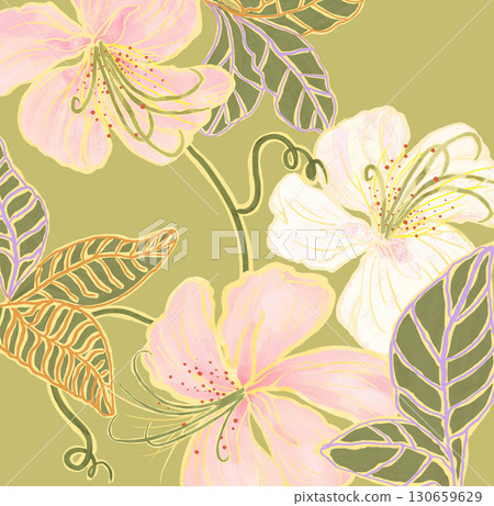 Diverse Floral and Cartoon Patterned Decorative Paper Assortment 130659629