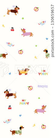 Diverse Floral and Cartoon Patterned Decorative Paper Assortment 130659657