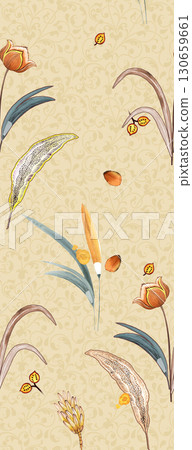 Diverse Floral and Cartoon Patterned Decorative Paper Assortment 130659661