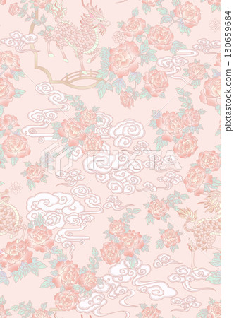 Diverse Floral and Cartoon Patterned Decorative Paper Assortment 130659684