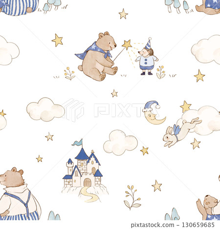 Diverse Floral and Cartoon Patterned Decorative Paper Assortment 130659685