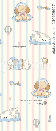 Diverse Floral and Cartoon Patterned Decorative Paper Assortment Diverse Floral and Cartoon Patterned Decorative Paper Assortment 130659697