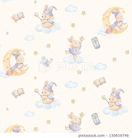 Charming Floral and Cartoon Patterned Decorative Paper Collection 130659746