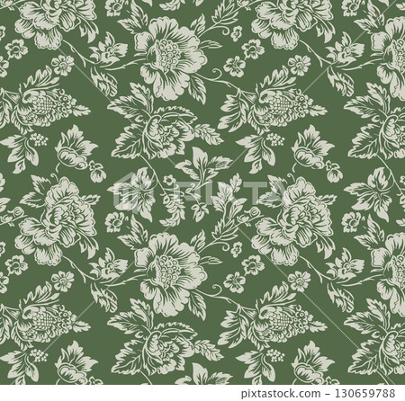 Charming Floral and Cartoon Patterned Decorative Paper Collection 130659788