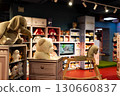 A Cozy Toy Store Interior Featuring Plush Animals, Soft Toys, and Colorful Storage Solutions in an Inviting Playful Environment 130660837