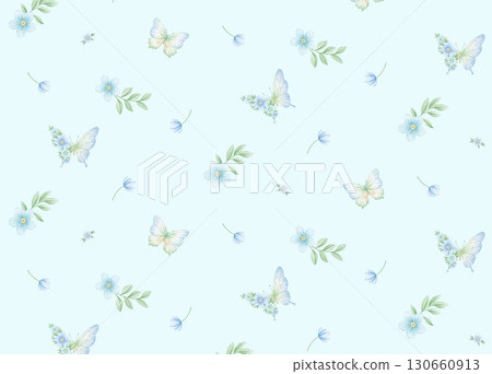 Pastel Floral Patterned Decorative Paper Collection Pastel Floral Patterned Decorative Paper Collection 130660913