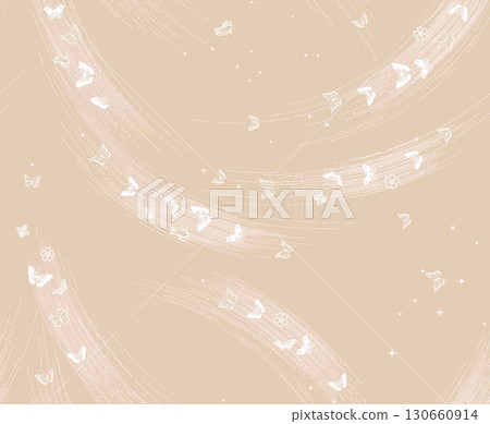Pastel Floral Patterned Decorative Paper Collection 130660914