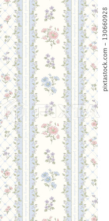 Pastel Floral Patterned Decorative Paper Collection Pastel Floral Patterned Decorative Paper Collection 130660928