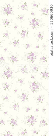 Pastel Floral Patterned Decorative Paper Collection 130660930