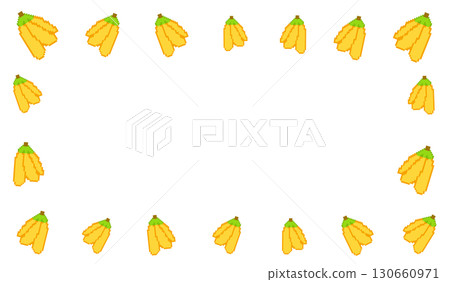 Banana frame_pixel art Banana frame_pixel art 130660971