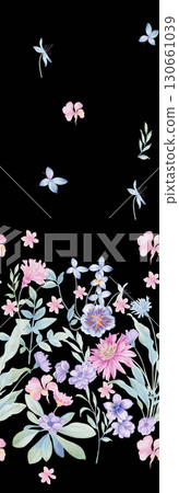 Soft Floral Patterned Decorative Paper Assortment Soft Floral Patterned Decorative Paper Assortment 130661039