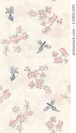Soft Floral Patterned Decorative Paper Assortment 130661095