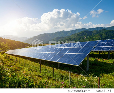 山中巨型太陽能發電系統 130661231