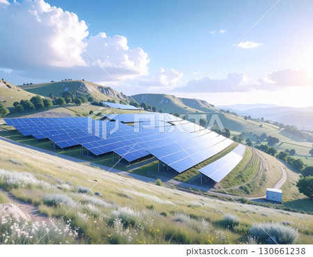 山中巨型太陽能發電系統 130661238