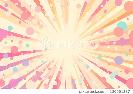 Pop background material with concentrated lines Pop background material with concentrated lines 130661287