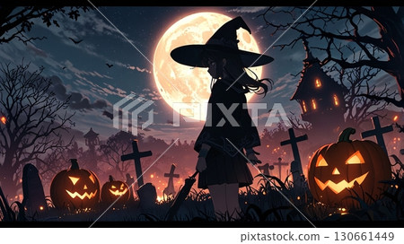 女巫和萬聖節 130661449